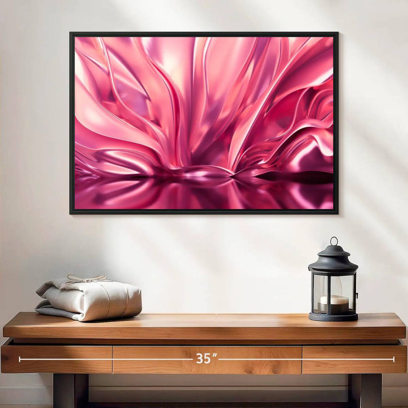 Avery Blush Pink Abstract, 17" H x 25" W