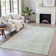 Machine Washable Indoor/Outdoor Xhevrie Aloe Rug