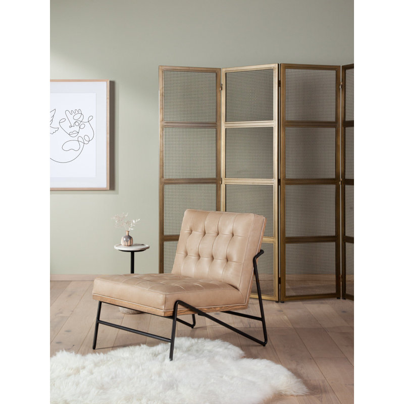 Lalo Sheepskin Area Rug in Cream, Novelty 3'3" x 6'
