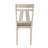 5Pc Cottage Style Extendable Dining Table Set Chalk Gray Tow Tone Finish Upholstered Chair Dining Room Wooden Furniture Two Self-Storing Refectory Leaves Solid Wood