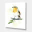Petit oiseau sur une branche - peinture sur toile-59724764-59767436