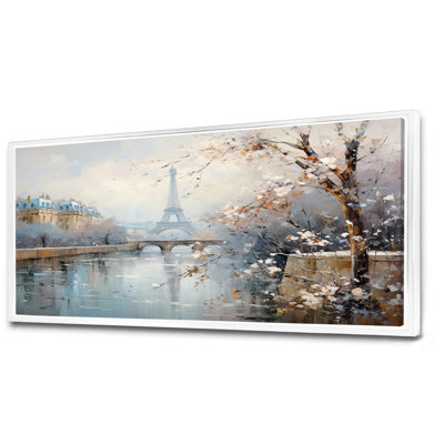 Hiver Paris, Tour Eiffel, charme de ville I - Paris, art mural