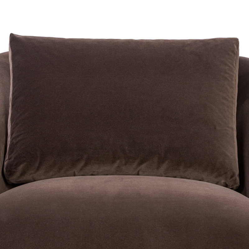 Ezra Swivel Armchair, Surrey Cocoa