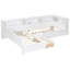 Lit plateforme simple en bois avec lit gigogne et tiroir en bois L-413733001