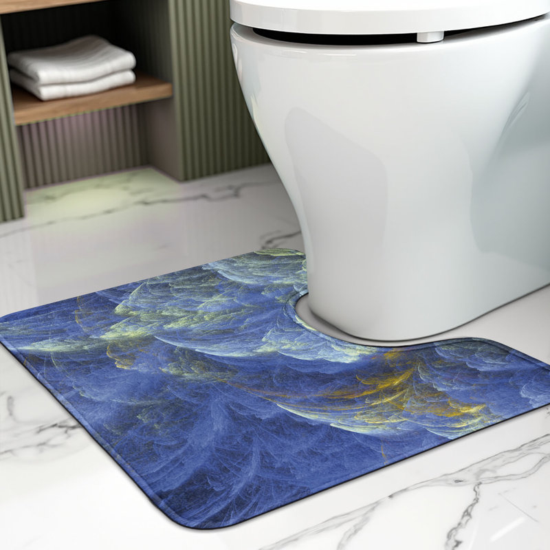 Tapis de salle de bain en U Fractal