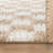Beige Block Shag Rug – Medium Pile, Soft Texture, Kid & Pet Friendly-371401549