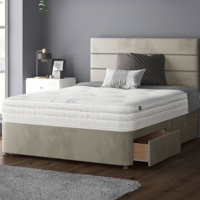 Brand Upholstered Headboard, Double (4'6), Coffee