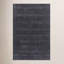 Tapis bleu uni en laine tissée à la main Tieg 8 pi x 10 pi-1682492816