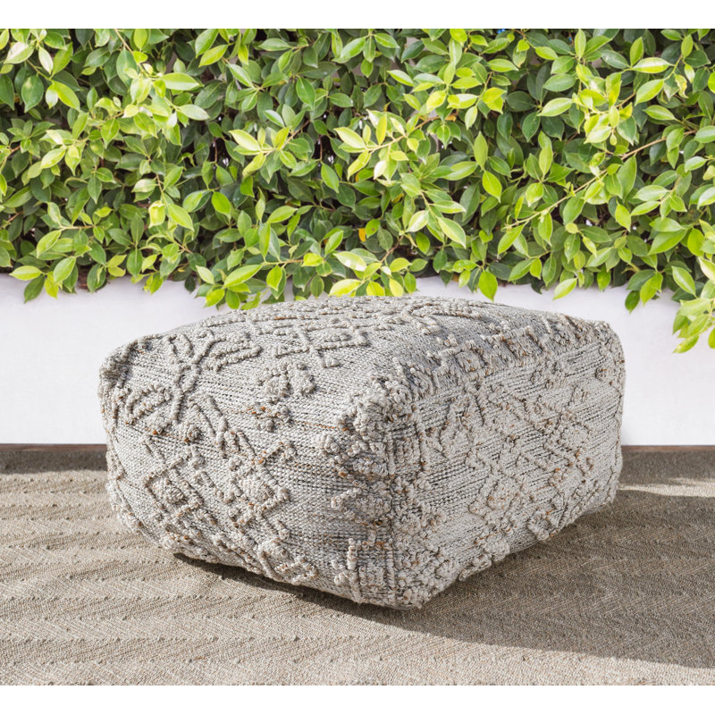 Tundra Handwoven  Outdoor Ottoman