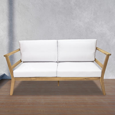 Bodie Acacia Patio Loveseat