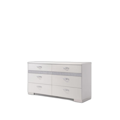 Commode double 8 tiroirs l 63 po