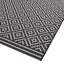 Aaima Patio Black / White Rug-1457238342