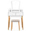 Ensemble coiffeuse avec tabouret et miroir Vercher