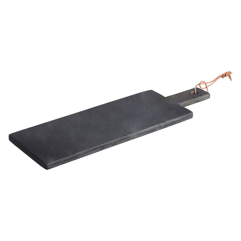 Mercury Row Caldanagh Platter, Grey, 2 cm H x 44 cm W x 16 cm D