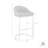 Ayoe Modern Stainless Steel Metal Counter Height Bar Stool-2056951343-2056951333