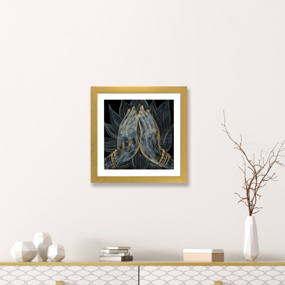 «Lotus Prayer» par Mishel Schwartz - reproduction d'art