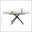 Table de salle à manger rectangulaire 59 po avec rallonge rétractable 59 po-1948497882