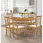 Ahwahnee Extendable Oak Oval Solid Wood Base Dining Table-2046594683