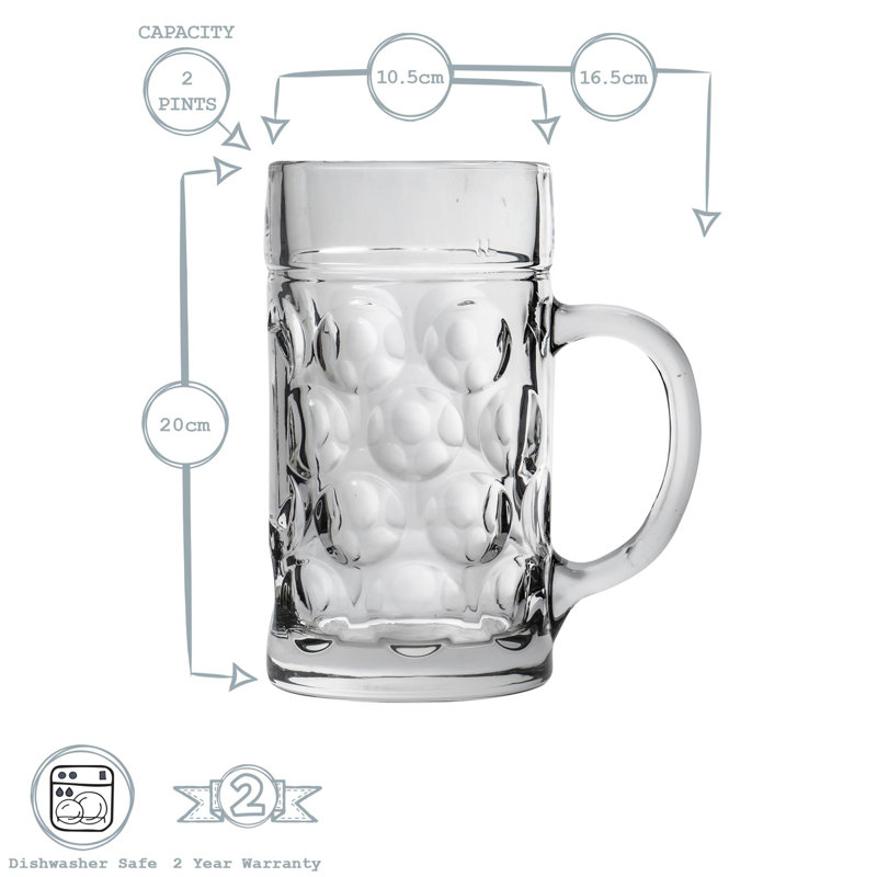 1300ml Beer Mug Set