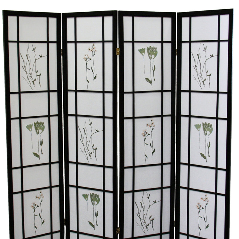 Haut noir 4 po 70 po avec motif floral complexe pour la décoration de la pièce