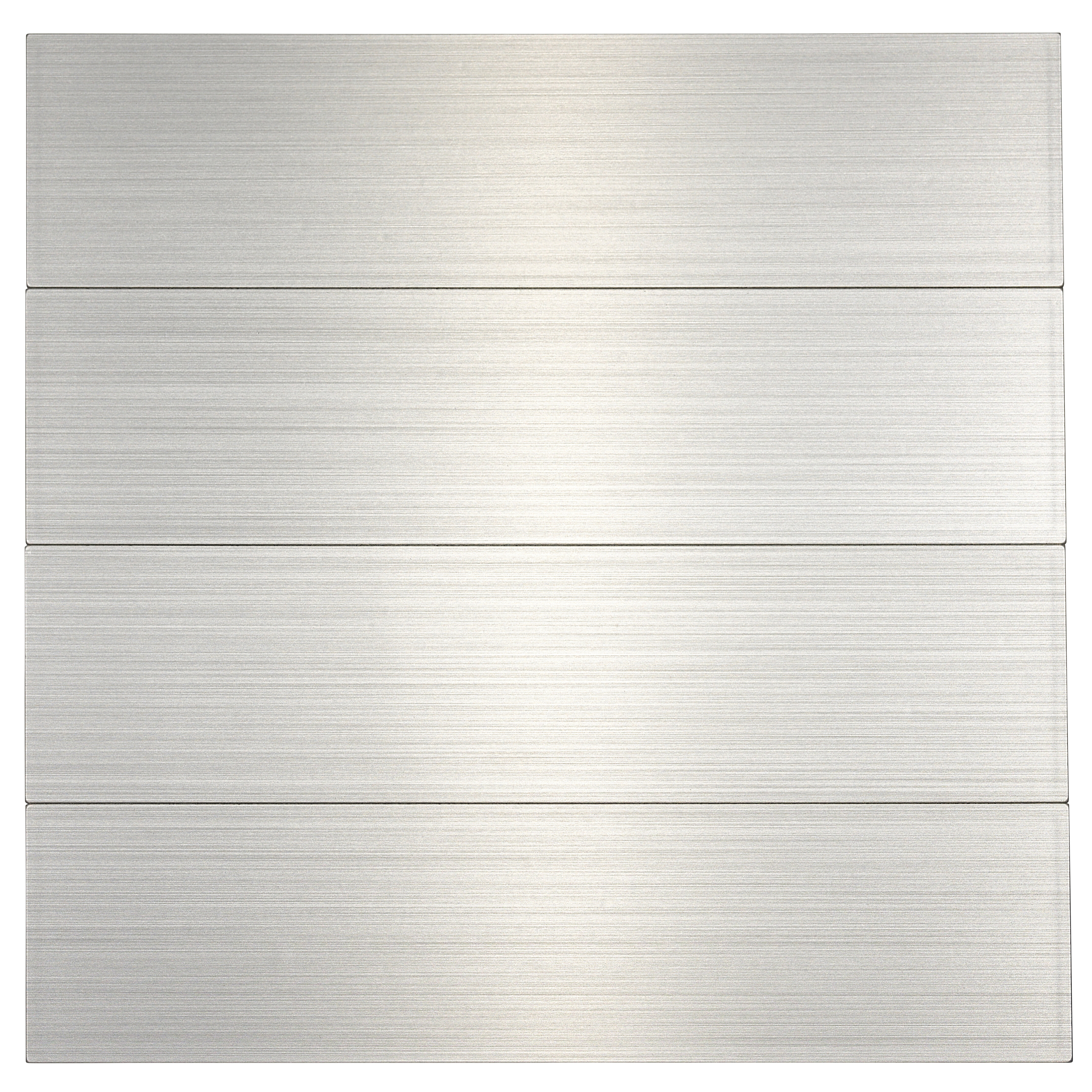 Smart Tiles Smart Panel Stainless 8-in x 32-in Metallic Stainless Steel Peel  and Stick Wall Tile (1.75-sq. ft/ Carton) in the Tile department at