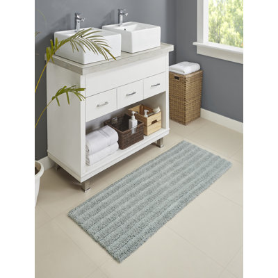 Tapis pour salle de bain en mélange de coton Genieve