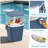 Portable Ice Bucket Table For Parties 3 In1 Ice Cooler Cocktail Patio Cool Bar Table For Camping Poolside Party