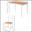 Ensemble de table et de salle à manger moderne en bois 5 pièces HOMcom, idéal pour les petits espaces et les coins repas, durable et élégant