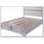 Meuble de chambre à coucher contemporain avec grand lit 1pc-587093347