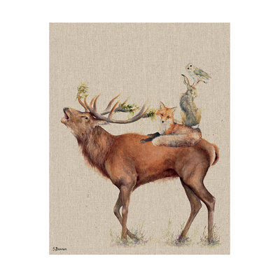 Call Of The Wild by Jane Bannon - No Frame Painting