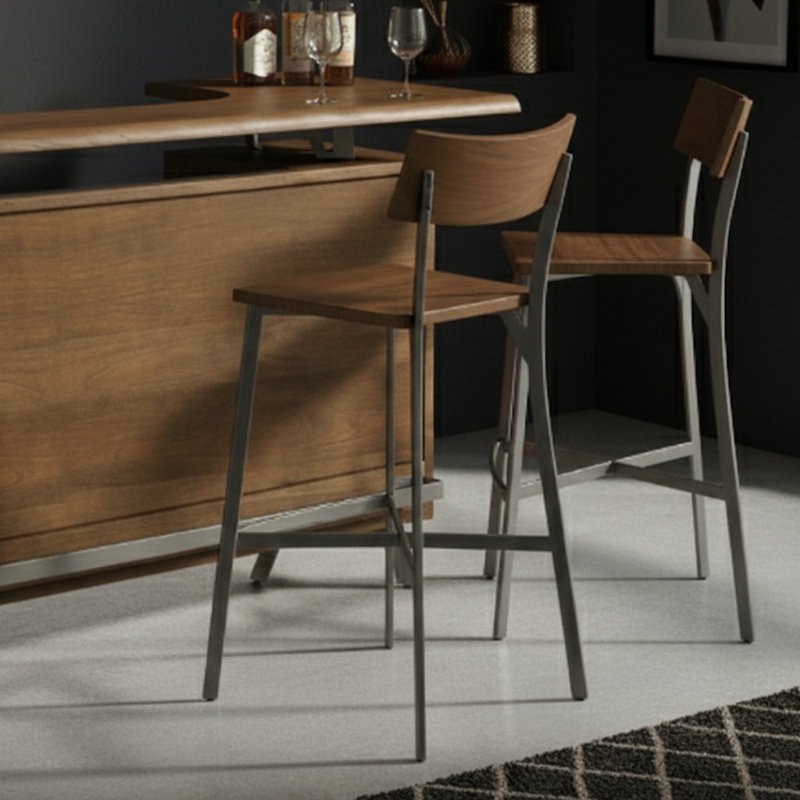Solid Wood 31'' Stool