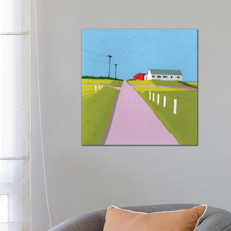 Sue's Barn 1 Piece Wall Art on Canvas, 66.04 cm H x 66.04 cm W x 1.905 cm D, Does Not Apply
