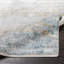 Tapis bleu ciel / bleu foncé tissé à la machine Bannock-80464876