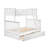 Blaisdell Solid Wood Standard Ladder Bunk Bed with Roll Out Trundle-1709596751-1709629288