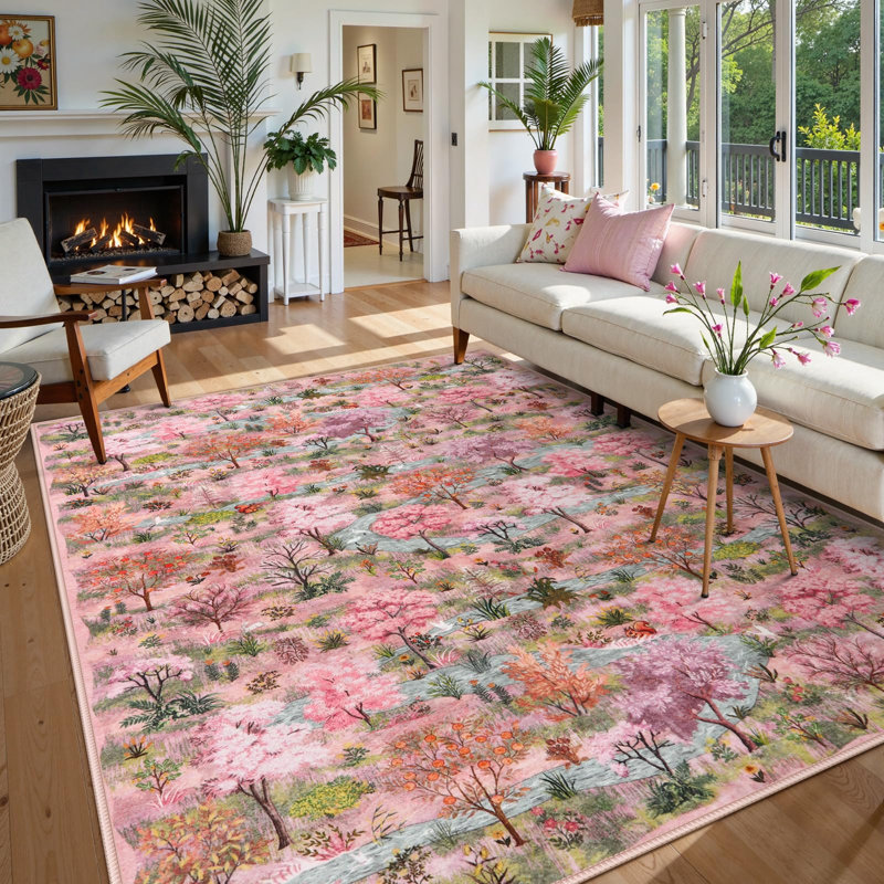 Tapis lavable Kaldi Lohome Forest, Rectangulaire 8 pi x 10 pi