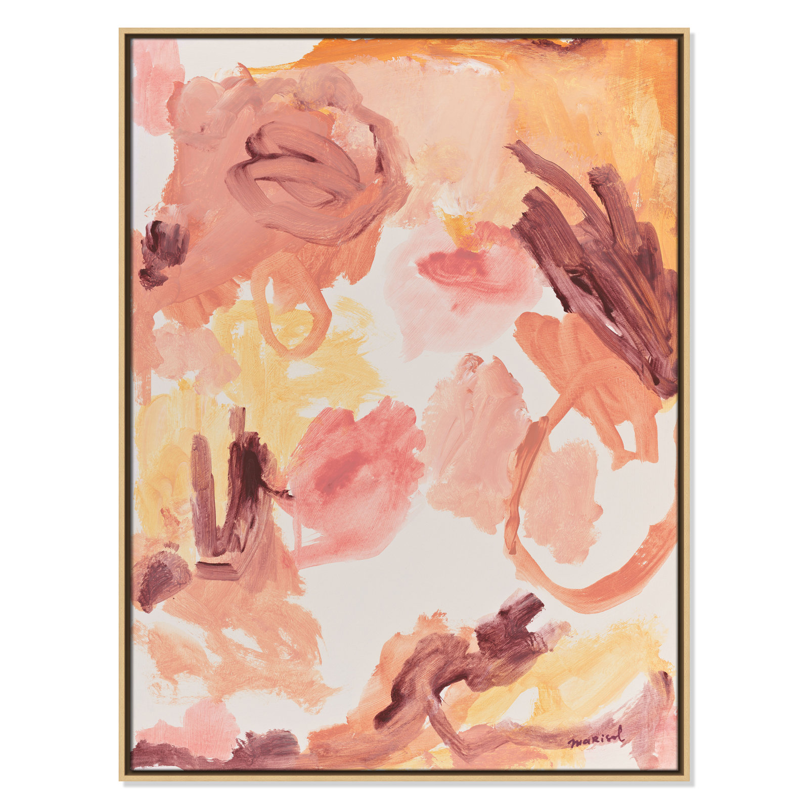 Living In A Dream Print by Marisol Evora, 31.5'' W x 41.5'' H, Natural Floater