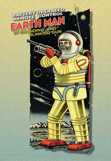 Buyenlarge Battery Operated Earth Man Vintage Advertisement | Wayfair