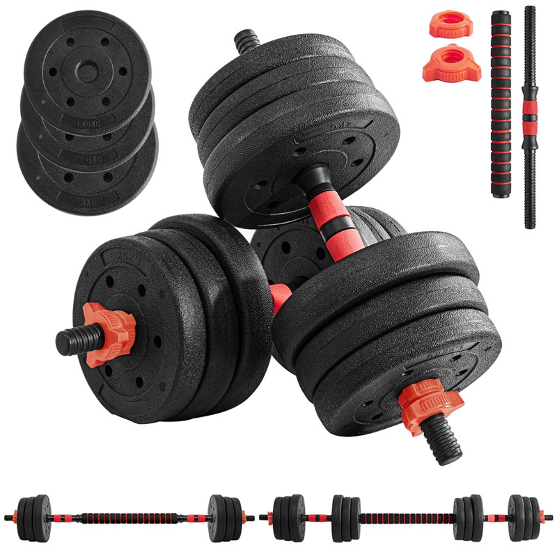 Adjustable Dumbbell and Barbell Set