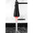Pull Down Led Kitchen Faucet, Single Handle, Black, 360-Degree Rotation, Expedient And Hassle- Cleaning Commercial Faucet With Pull-Down , Lever, 360 Intuitive Process