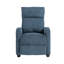 Fauteuil inclinable moderne à dossier poussoir en velours côtelé moelleux et confortable en bois massif 1pc-1213431167