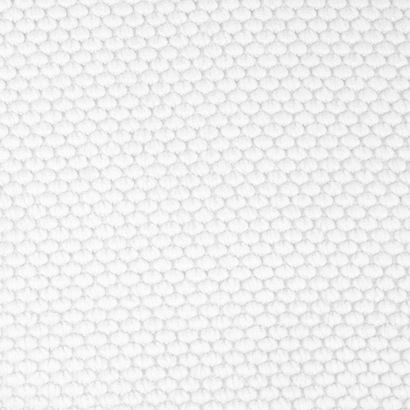 Coussins de chaise antidérapants Honeycomb, Blanc, Paquet de 6