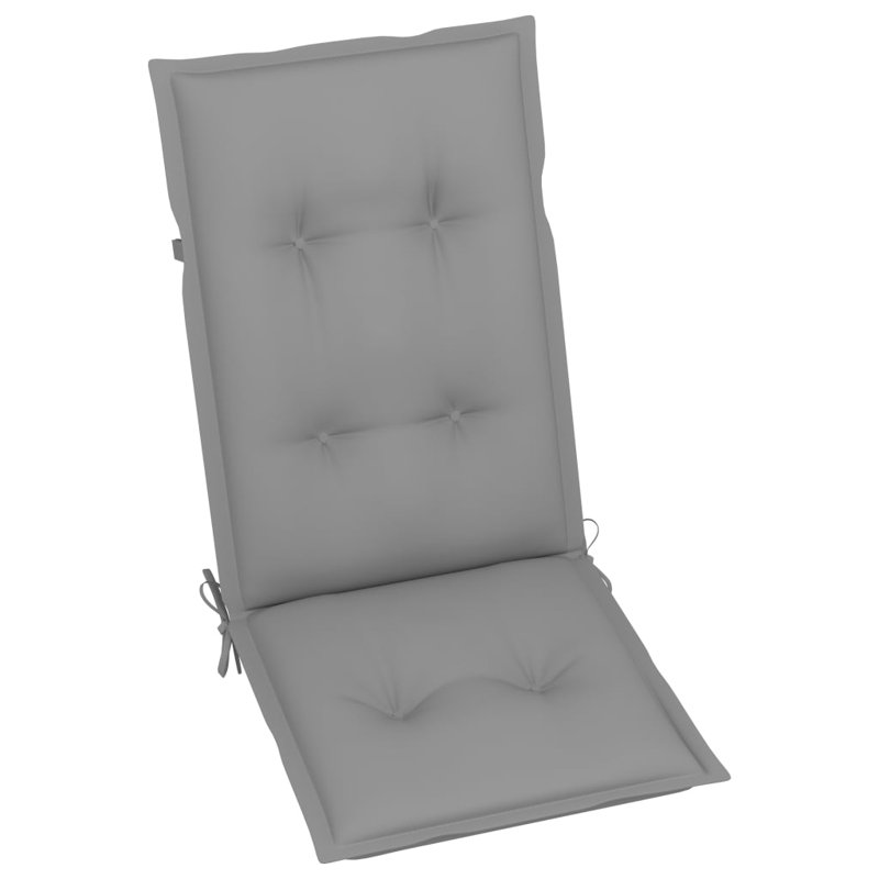 Outdoor Seat / Back Cushion, Gray, 47.2" H x 19.7" W x 2.8" D