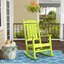 Chaise berçante d'extérieur en plastique Vinnie Potwin-1240043550