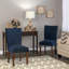 Chaise parsons rembourrée en velours Feldman-22213680