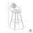 Sleek Swivel Bar Stool with Height Flexibility
