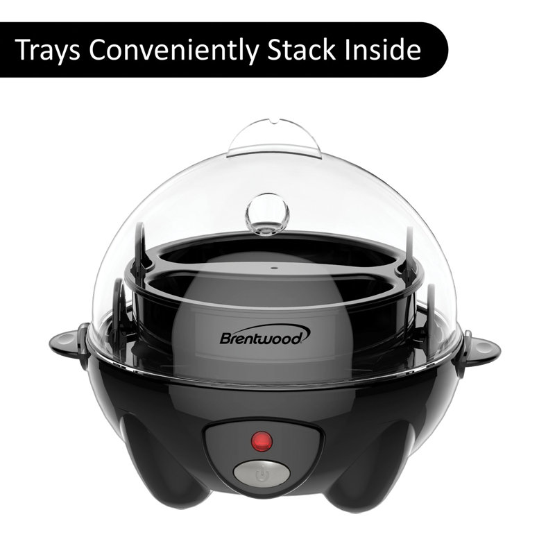 Brentwood Appliances Egg Cooker, Black