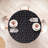 Wrought Studio Jasmine Fitted Round Tablecloth Charcoal Grey Multicolor-214289037