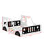 Lit plateforme double classique en forme de voiture avec roulettes-1416845723