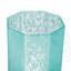 Bougeoir octogonal en verre mercure givré 5,1 x 5,1 x 5,9 po, paquet de 4-840134815