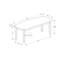 Banc, rectangulaire 48 po, salle à manger, vestibule, couloir, cuisine, rembourré, bois, bois massif brun, aspect cuir brun, transitionnel-744052531